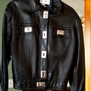 Leather shirt or jacket